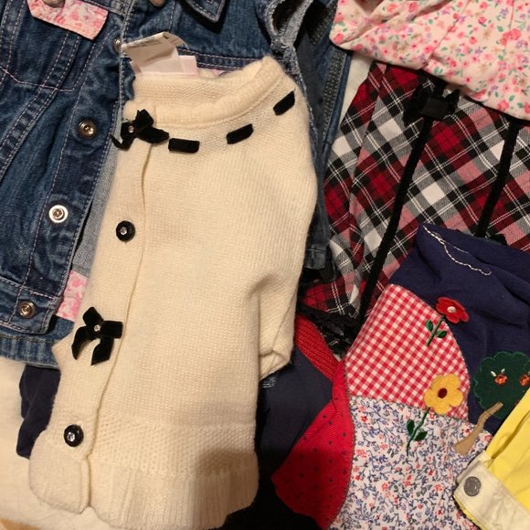 A lot 10 Piece SZ 0-24M Baby Girls Seasonal Clothing Bundle - Picture 3 of 9